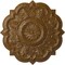 Ekena Millwork Deria Ceiling Medallion (Fits Canopies up to 6"), 20 1/4"OD x 1 1/2"P, Smokey Topaz Crackle CM20DRSTC - alternate 1